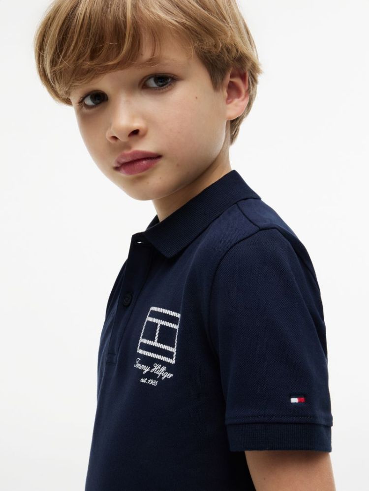 T-shirt TOMMY HILFIGER C1G DARK NIGHT