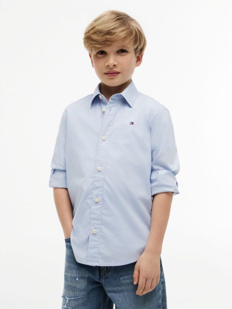 Hemd TOMMY HILFIGER C1O BREEZY BLUE