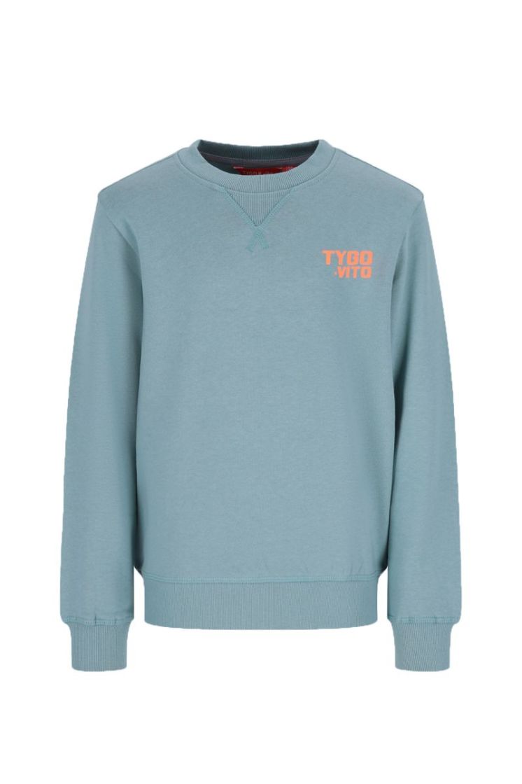 Sweater TYGO & VITO STONE BLUE