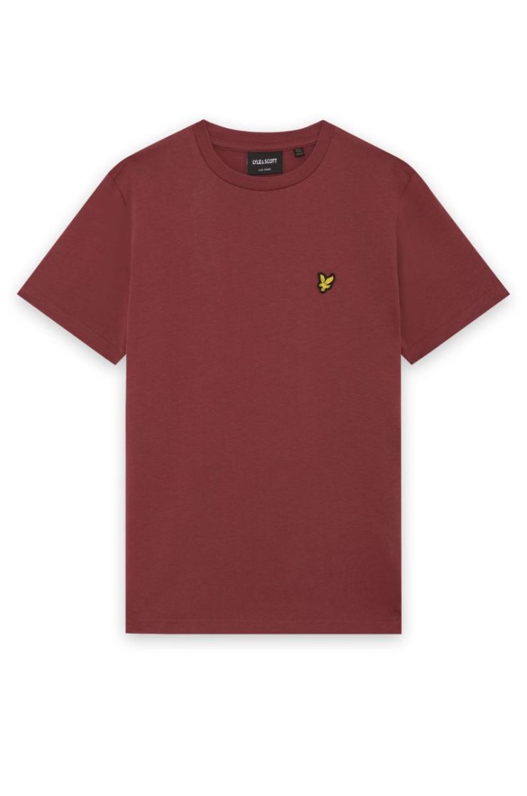 T-shirt LYLE&SCOTT Y273 OXBLOOD RE
