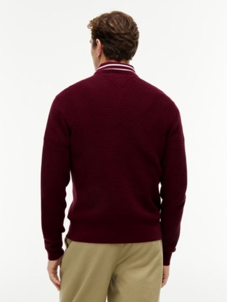 Pull TOMMY HILFIGER V98 BURGUNDY