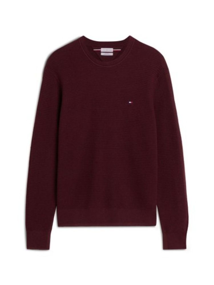 Pull TOMMY HILFIGER V98 BURGUNDY