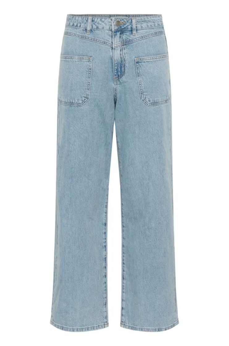 Broek KAFFE 109460 Light Bl